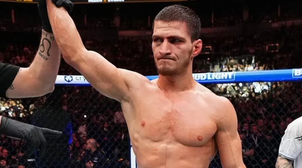 Undefeated Featherweight Fighter Movsar Evloev Wants To Fight In February After UFC 310 Movsar Evloev post-fight