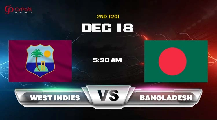 West Indies vs Bangladesh 2nd T20I