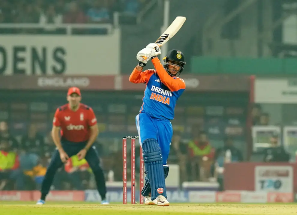 Abhishek Sharma during a match