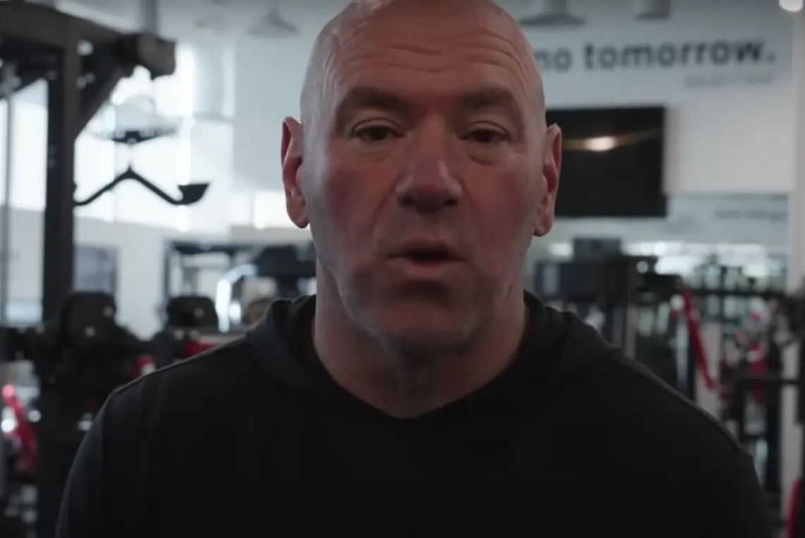 Dana White Offers Help To LA Firefighters Amid Wild Fires Dana White in his gym