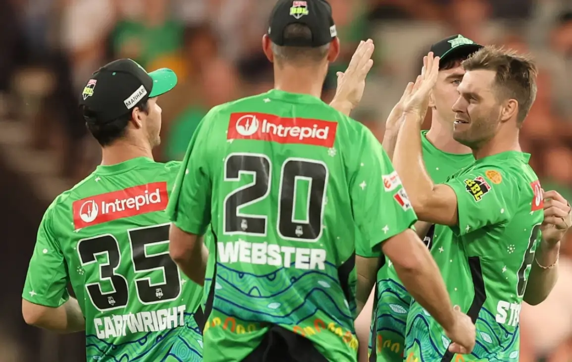 STA vs SIX, 28th Match BBL(2024-25): Match Results| Scorecard| Award Winners| Stats Melbourne Stars players after getting a wicket