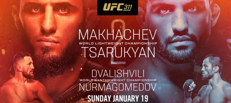 UFC 311 Islam Makhachev vs Arman Tsarukyan