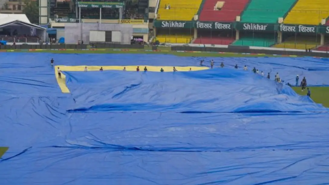 India vs Bangladesh, Match 2nd, ICC Champions Trophy 2025: Weather And Pitch Report Cricket ground covered during heavy rain