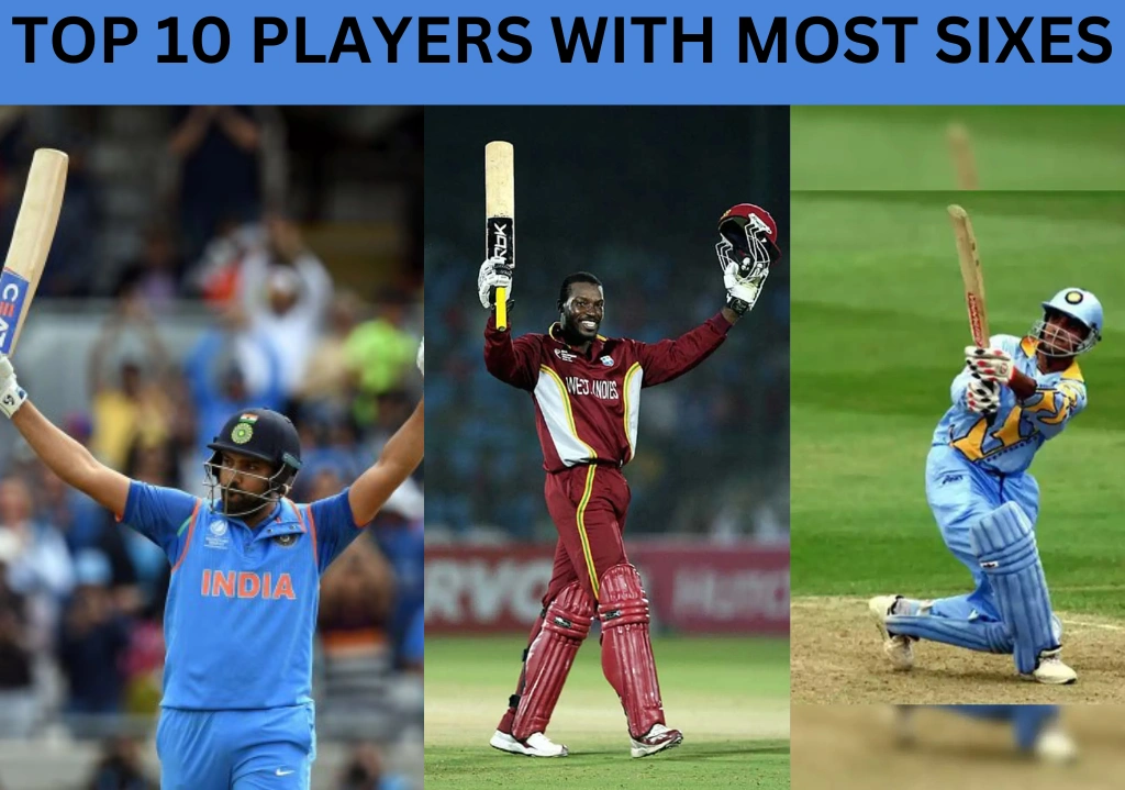 Top 10 Players With Most Sixes