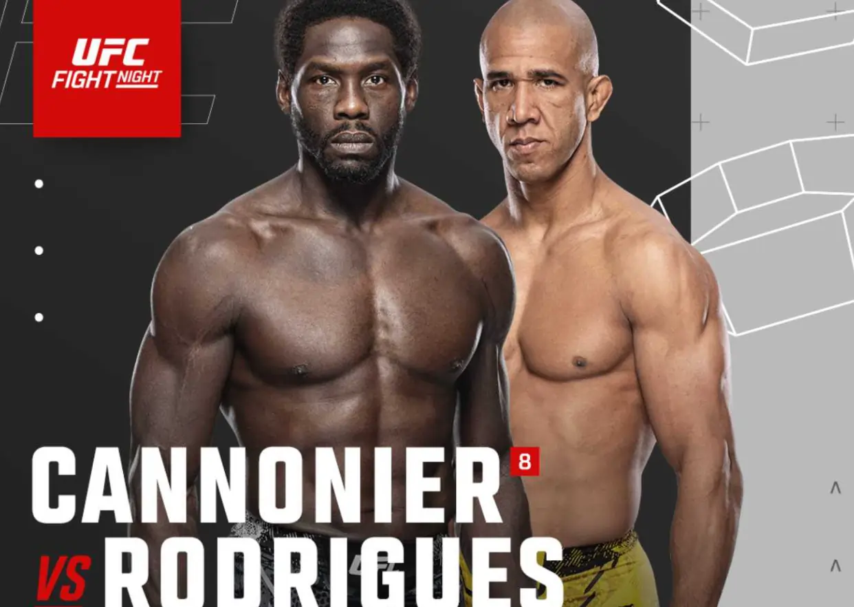 Jared Cannonier vs Gregory Rodrigues for UFC Fight Night 251