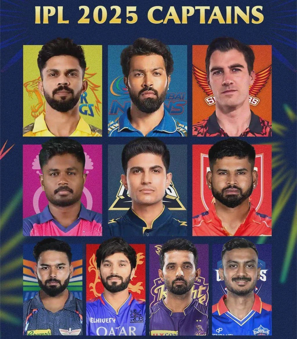 IPL 2025 Captains