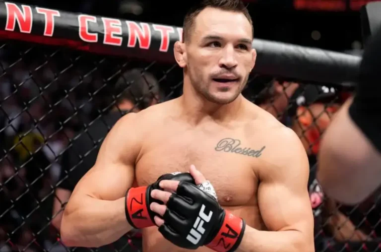 Michael Chandler during his fight