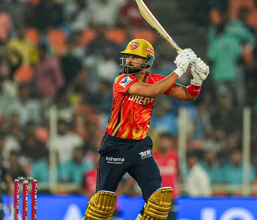 Shreyas Iyer during an IPL match