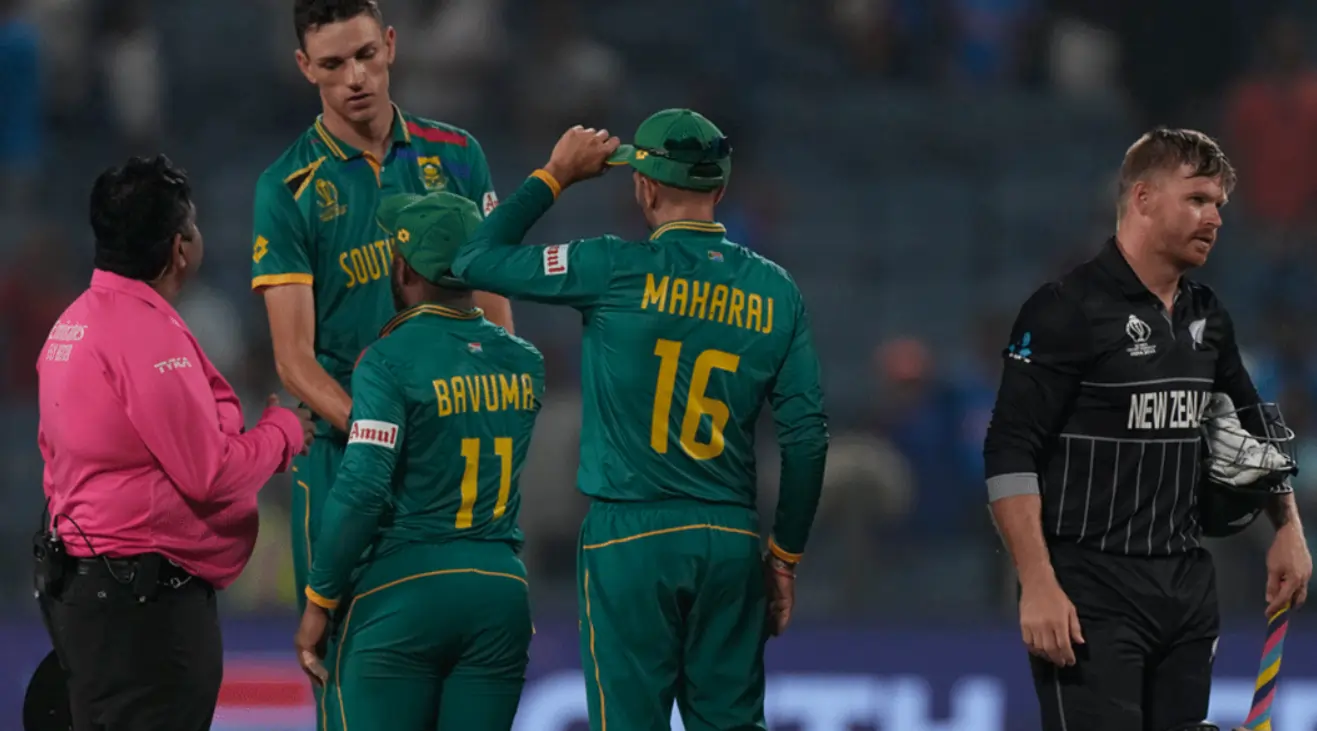South Africa vs New Zealand, Semi-final 2, ICC Champions Trophy 2025: Weather Forecast And Pitch Report South Africa and New Zealand players during a match