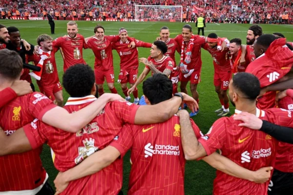 Liverpool Wins The Premier League 2024/25 Season To Equal the Record of Most Title Wins Liverpool win Premier League 2024/25