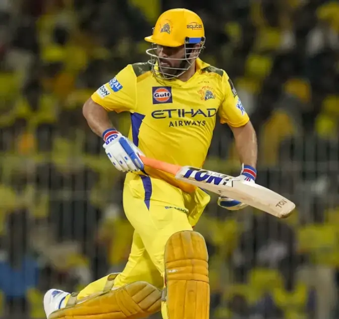 MS Dhoni during an IPL match