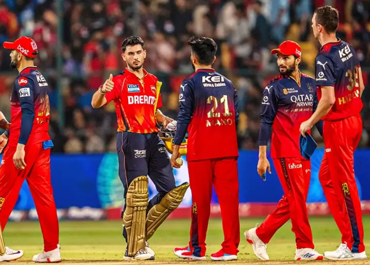 Nehal Wadhera after winning the match against RCB