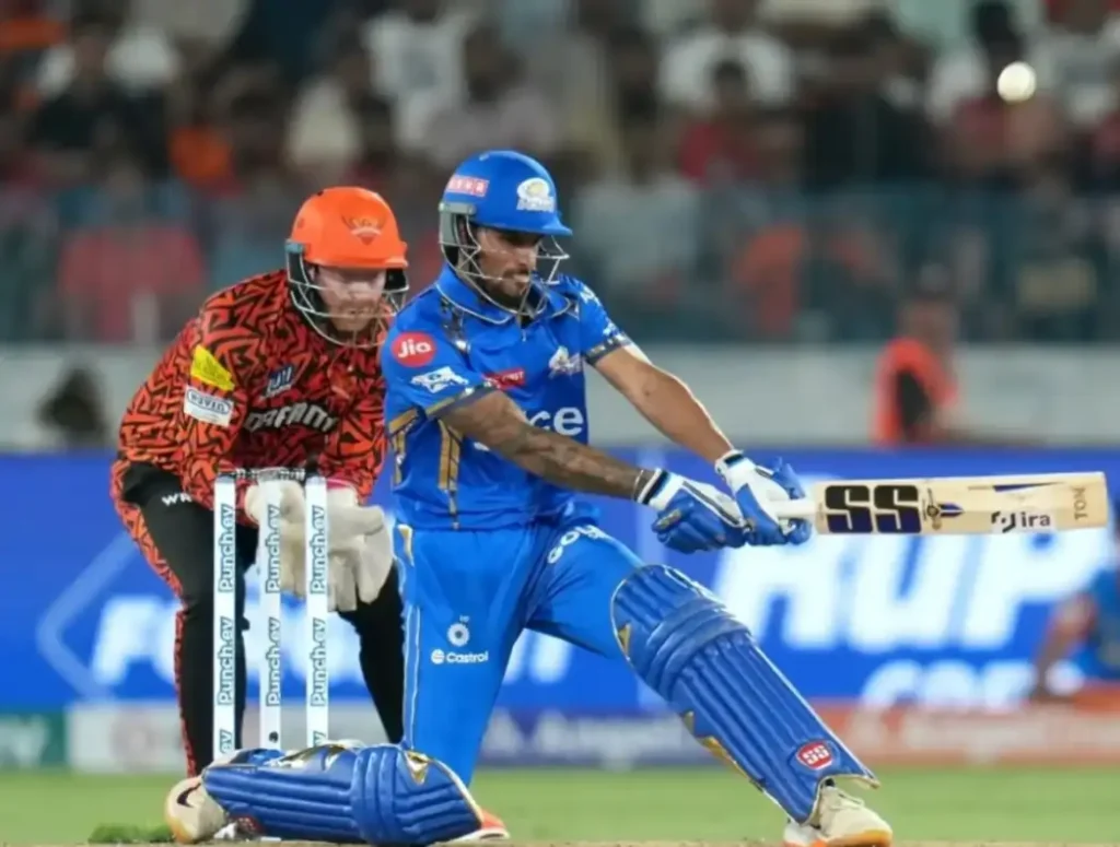 Tilak Varma and Heinrich Klaasen during a match