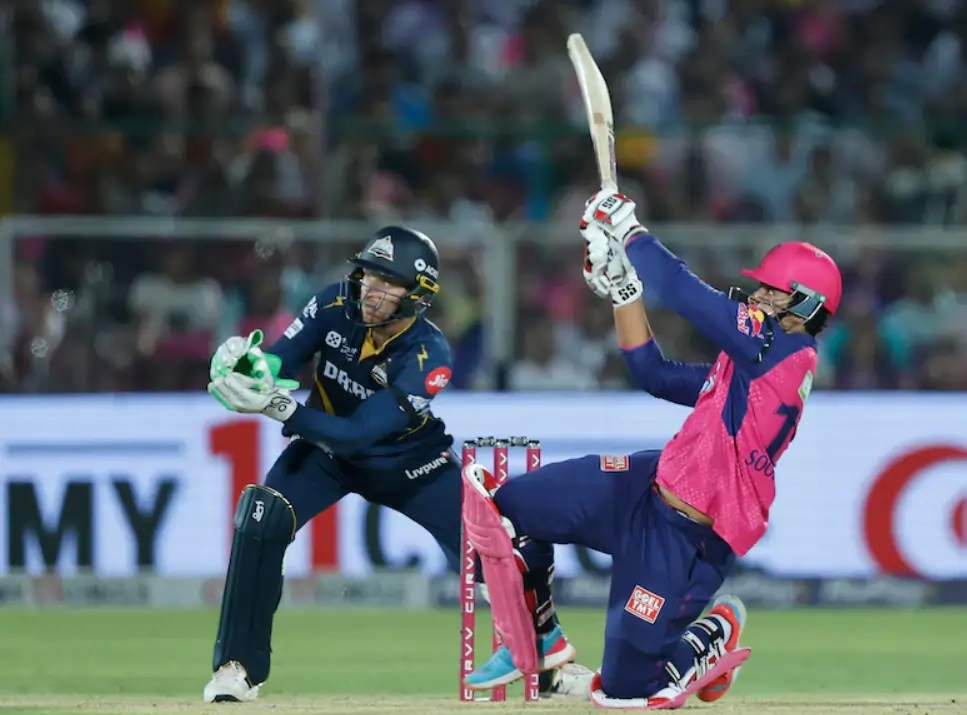 Vaibhav Suryavanshi during an IPL match