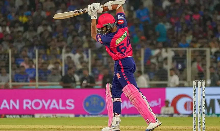 Yashasvi Jaiswal during an IPL match