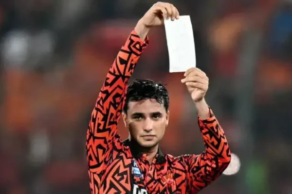 Abhishek Sharma Holds This Unique Record After Match Against LSG Abhishek Sharma during an IPL match