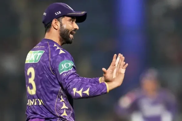 “We didn’t play well as a team,” Ajinkya Rahane Revealed The Reason Behind KKR’s Poor Performance Ajinkya Rahane during an IPL match
