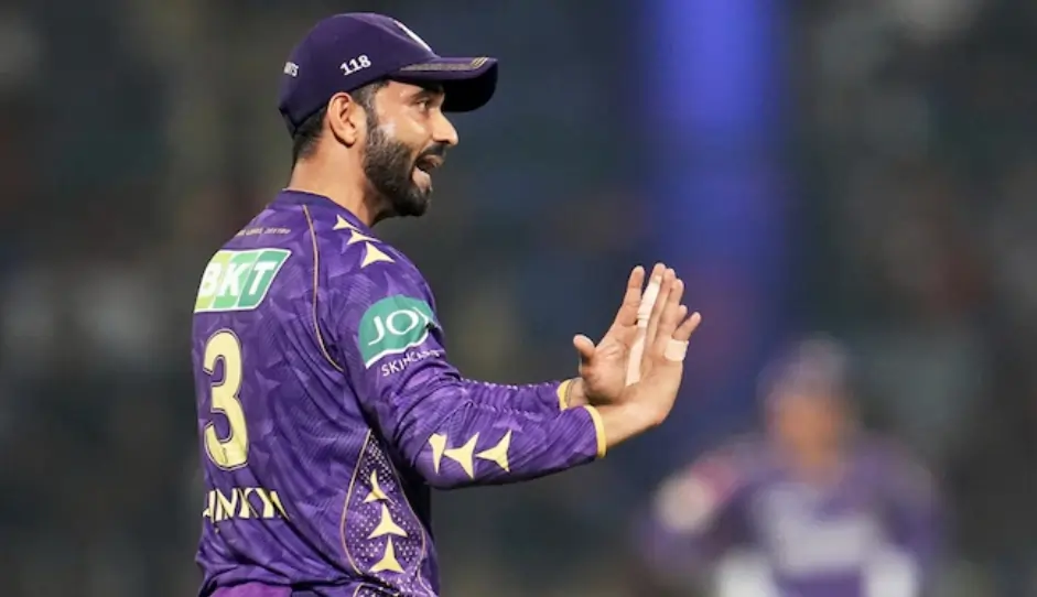 Ajinkya Rahane during an IPL match