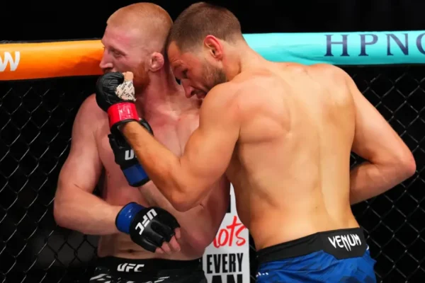 “‘I wanna fight ASAP,” Bo Nickal Is Fired Up To Get Back Into The Octagon After His Latest Loss Bo Nickal and Reinier de Ridder during their fight