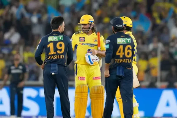IPL 2025, Match 67th, GT vs CSK: Weather Forecast And Pitch Report CSK and GT players during an IPL match