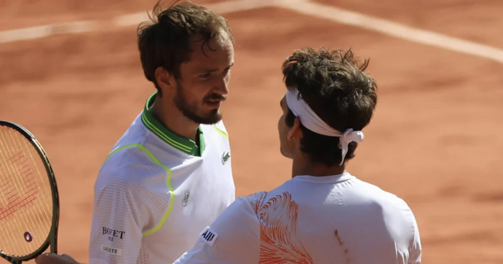 French Open 2025 Daniil Medvedev