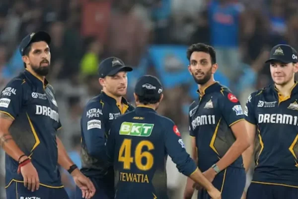 IPL 2025, Match 51st, GT vs SRH: Match Results| Award Winners| Captains’ Corner| POTM Gujarat Titans team players during an IPL match