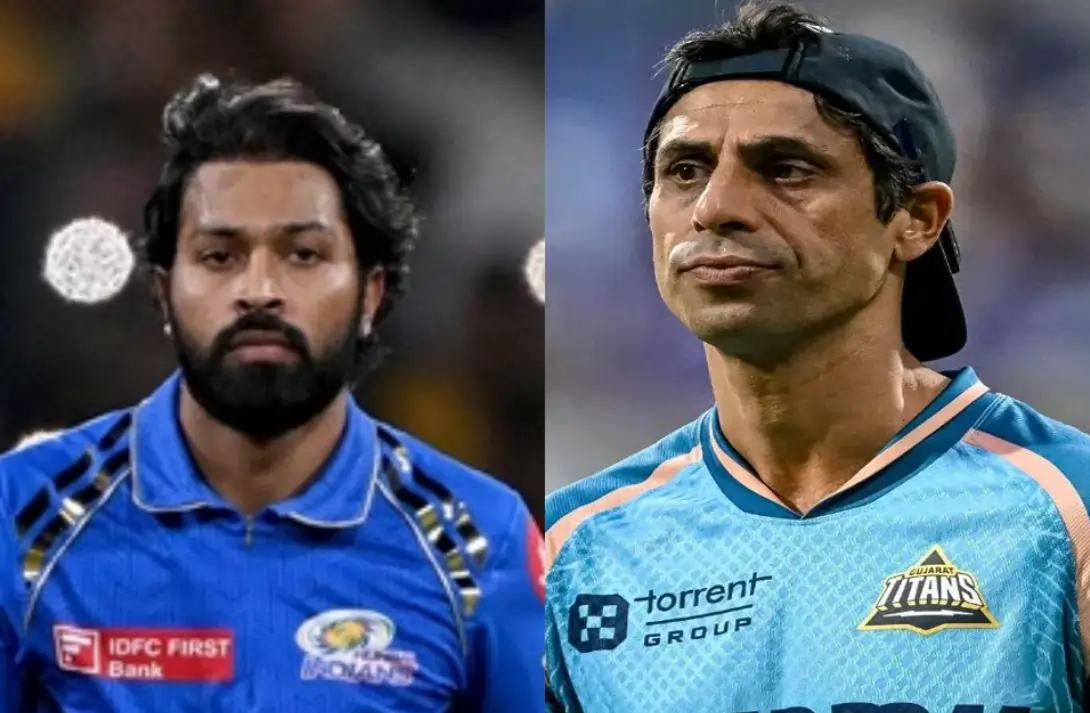 Ashish Nehra and Hardik Pandya