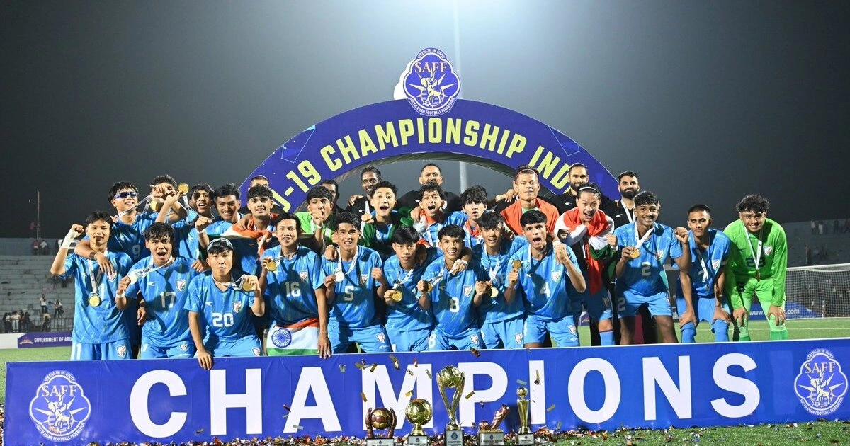India U-19 Football Team Won SAFF