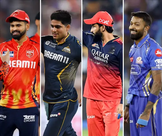 IPL 2025 playoffs team's captains