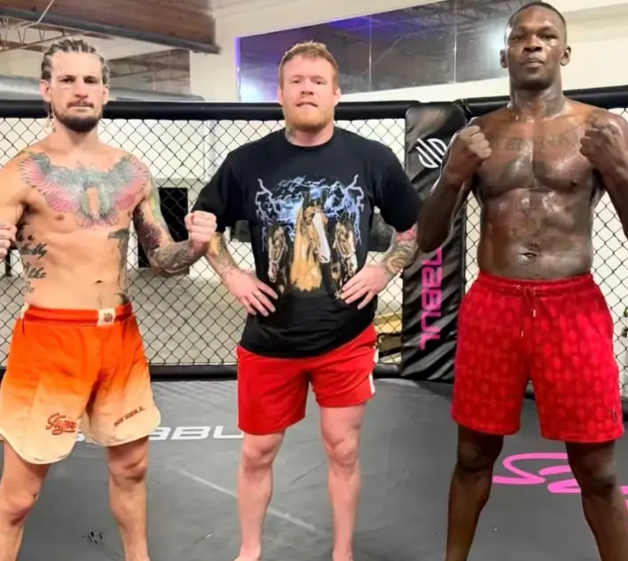 Sean O'Malley and Israel Adesanya