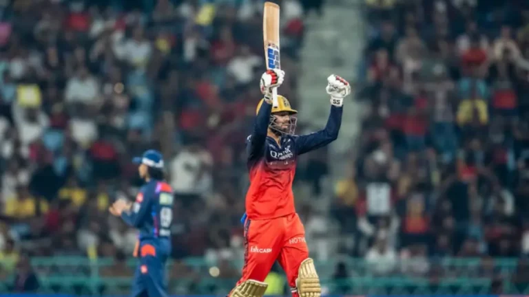 Jitesh Sharma after scoring his fifty