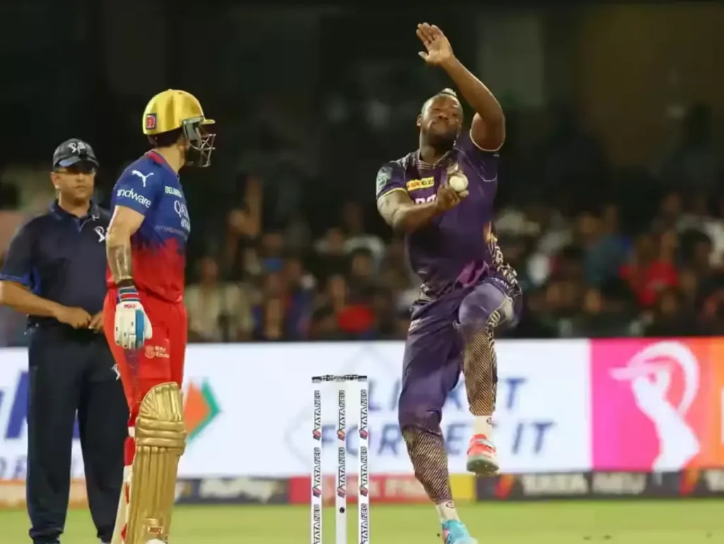 Andre Russell during his spell