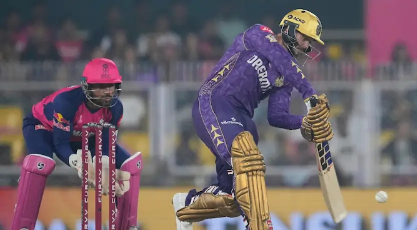 Quinton de Kock during an IPL match