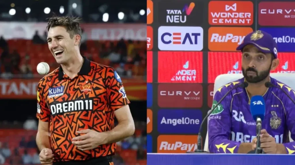 Ajinkya Rahane and Pat Cummins