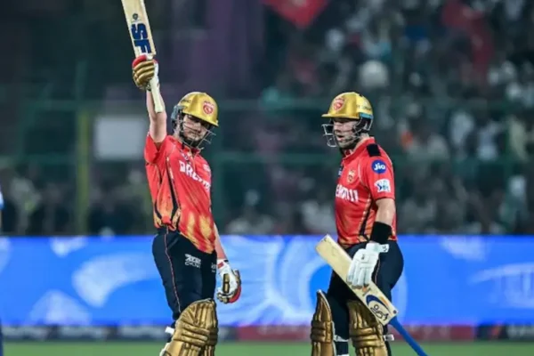 IPL 2025, Match 69th, MI vs PBKS: Match Results| Award Winners| Captains’ Corner| POTM Priyansh Arya and Josh Inglis during an IPL match