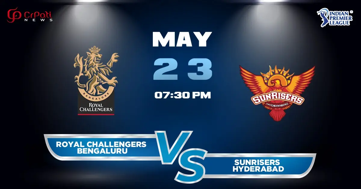 RCB vs SRH Dream11 Prediction