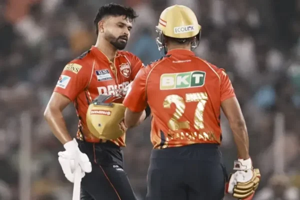 IPL 2025, Match 58th, PBKS vs DC: Weather Prediction And Pitch Report Shreyas Iyer and Shashank Singh during an IPL match