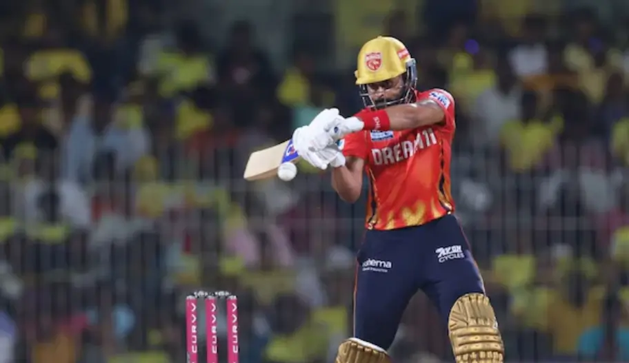 Shreyas Iyer during an IPL match