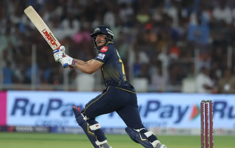 Shubman Gill during an IPL match