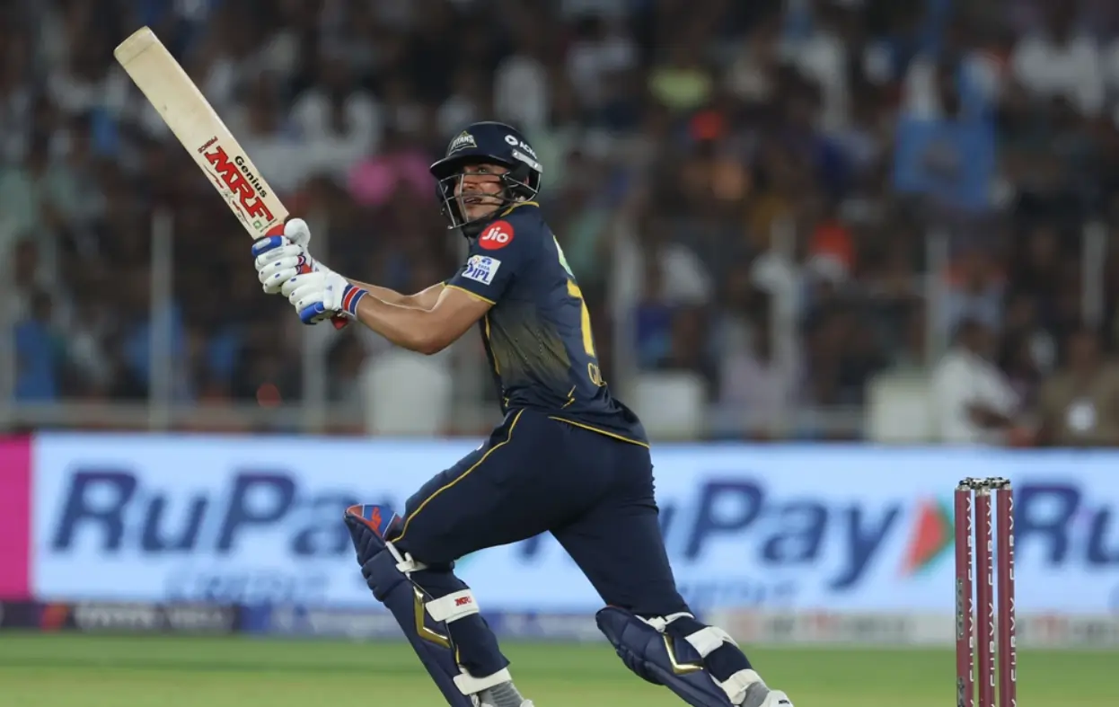 Shubman Gill during an IPL match