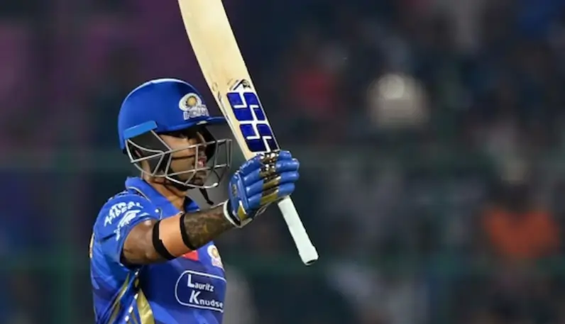 Suryakumar Yadav during an IPL match