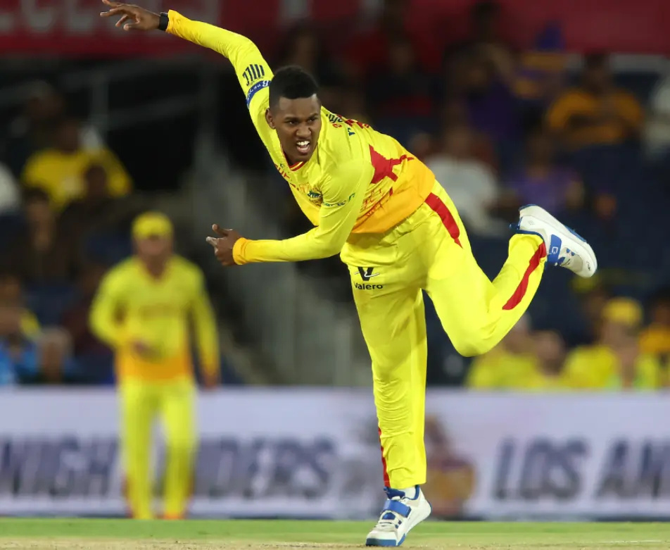Akeal Hosein during a MLC match