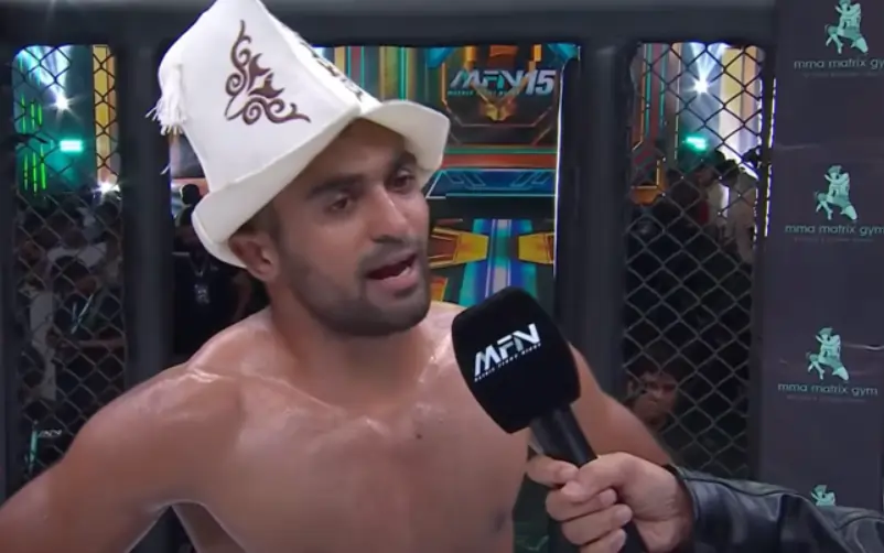 Arshiyan Memon after his fight