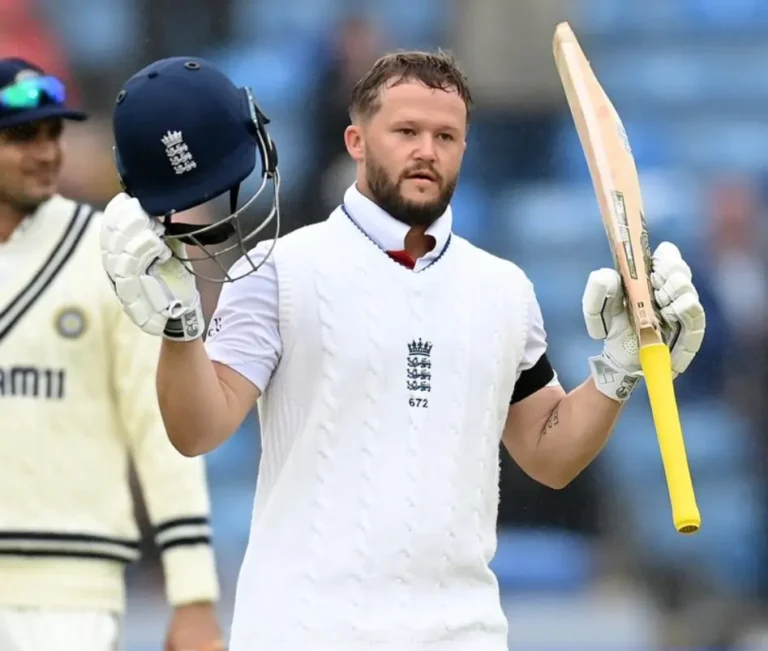 Ben Duckett during a test match