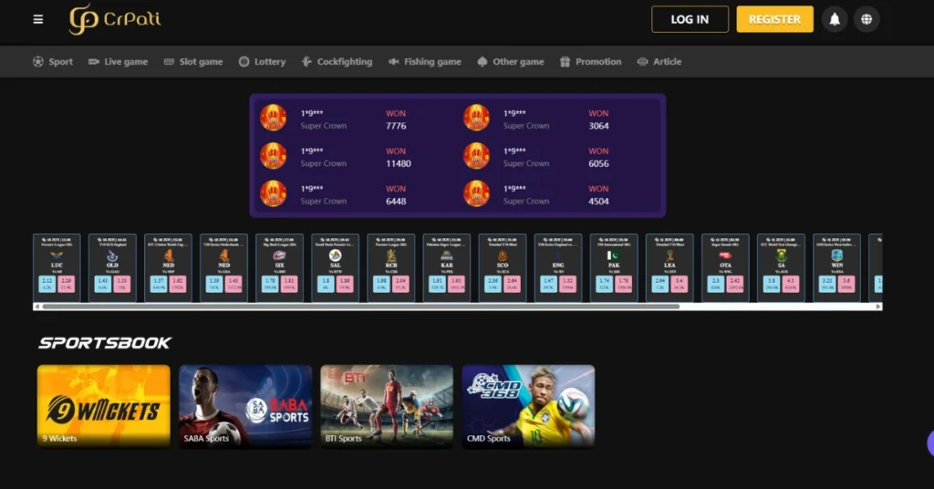Crpat101.me Sports Betting Website