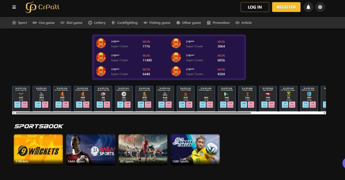 Crpat101.me Sports Betting Website