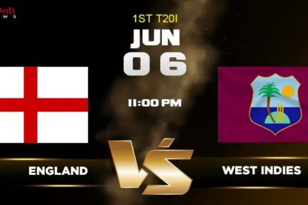 ENG vs WI 1st T20I Dream11 Prediction 2025: England vs West Indies, Pitch Report, Betting Tips, and Dream 11 Prediction ENG vs WI 1st T20I Match Prediction
