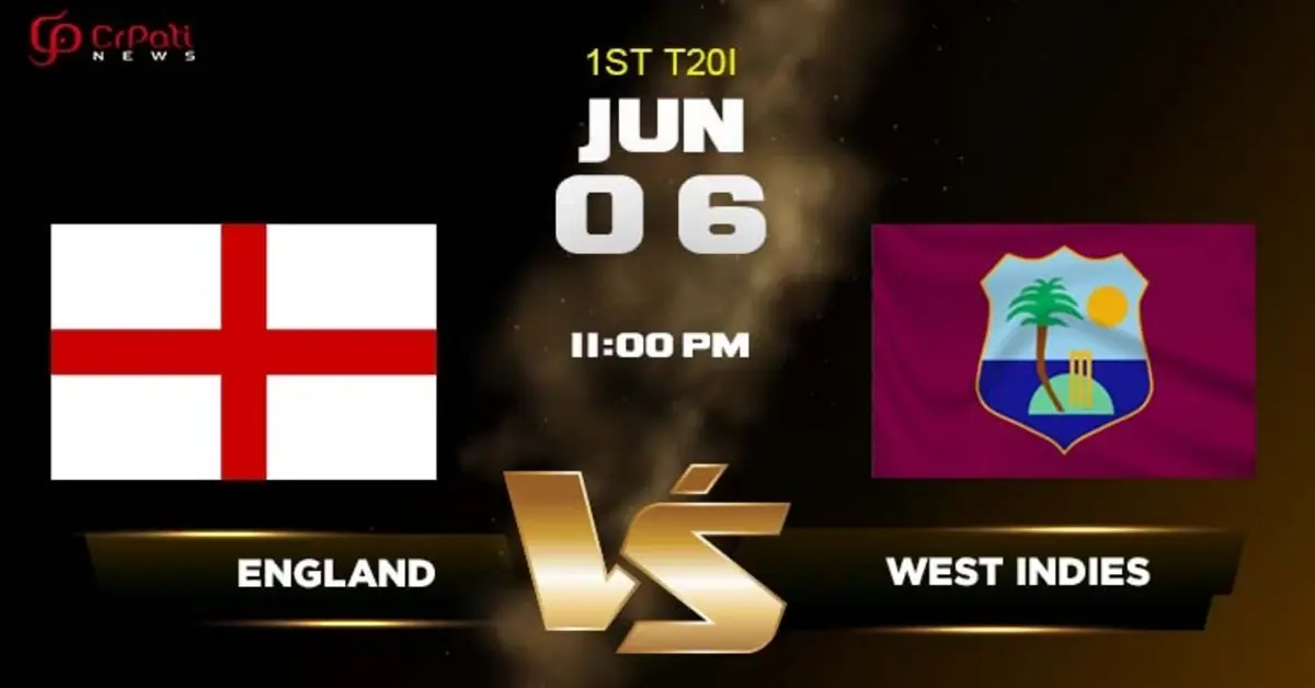 ENG vs WI 1st T20I Match Prediction