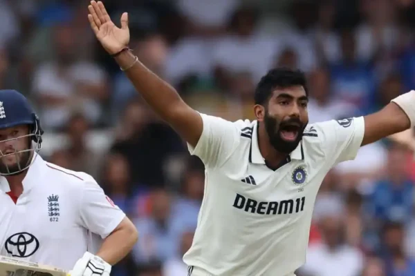 IND vs ENG, 1st Test, Day 2: India’s Batting Collapse And Pope’s Ton Took England To 209/3 Jasprit Bumrah and Ben Duckett during a test match