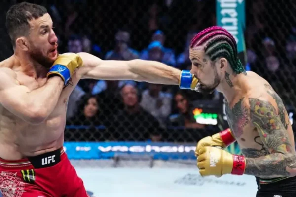 “I’m going to knock Merab out,” Sean O’Malley Stern Warning To Merab Dvalishvili Ahead Of UFC 316 Merab Dvalishvili and Sean O'Malley during their fight